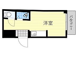 GROOVE待兼山 ワンルームの間取図画像