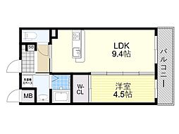 間取図画像 1LDK