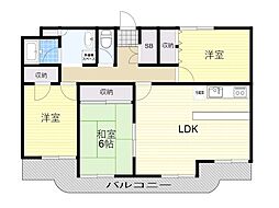 間取図画像 3LDK