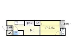 間取図画像 1DK