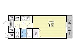 間取図画像 1K