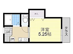 間取図画像 1K