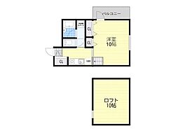 ラフィーネラフォーレ 1Kの間取図画像