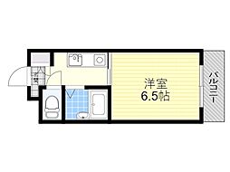 永和マンション 1Kの間取図画像