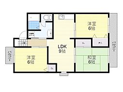 サニー・ハウス 3LDKの間取図画像