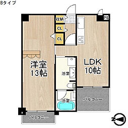 フェニックス緑地公園 1LDKの間取図画像