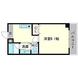 グリーンハイツ豊川2 1Kの間取図画像