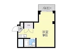 メゾン槻木 ワンルームの間取図画像