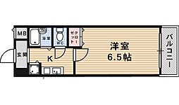 ラセデュクシオン 1Kの間取図画像