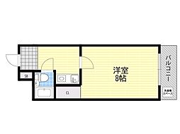 ラ・フォーレ石橋 1Kの間取図画像