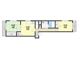 メゾン瀬田 2LDKの間取図画像