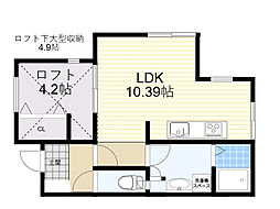 ディアコート向丘 ワンルームの間取図画像