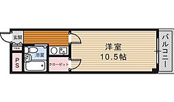 ビラグレース ワンルームの間取図画像