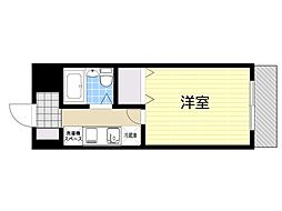 メゾン・ド・サクラ大阪 1Kの間取図画像