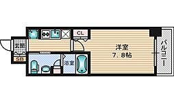 エステムコート新大阪6エキスプレイス 1Kの間取図画像