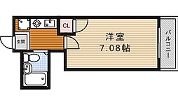 シャトレーツカサ 1Kの間取図画像