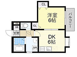 NEO.FLATSTATUMI 1DKの間取図画像