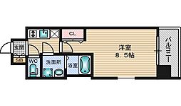 ジュネス新大阪レジデンス 1Kの間取図画像