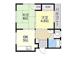 間取図画像 2DK