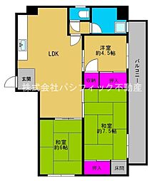 佐伯第一コーポラス 4階/-