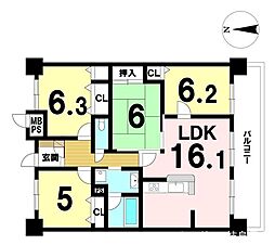 間取図画像 4LDK