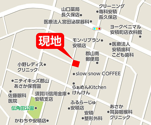 地図を拡大表示