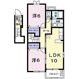 フローレンス2005 2LDKの間取図画像