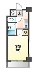 FLEURIR松浦 1Kの間取図画像