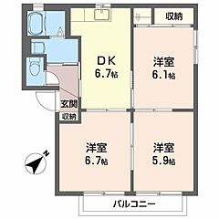 物件の間取り