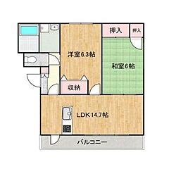 物件の間取り