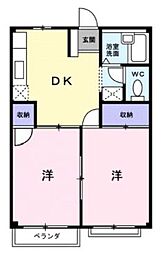 間取図画像 2DK
