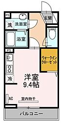 D-room新涯 ワンルームの間取図画像