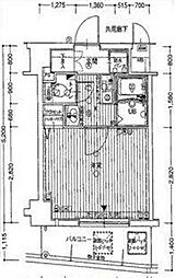 エスリード東梅田 1Kの間取図画像