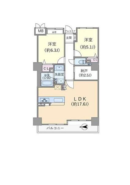 間取りを拡大表示