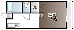 ヴィガーライフ雅1 1Kの間取図画像