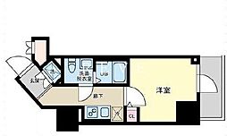 JR京浜東北・根岸線 大森駅 徒歩14分の賃貸マンション 11階1Kの間取り