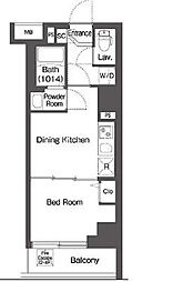 JR京浜東北・根岸線 大森駅 徒歩9分の賃貸マンション 5階1DKの間取り