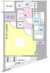 間取図画像 1K