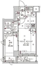 JR総武線 飯田橋駅 徒歩15分の賃貸マンション 3階1LDKの間取り