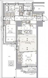 JR中央線 御茶ノ水駅 徒歩14分の賃貸マンション 5階2LDKの間取り