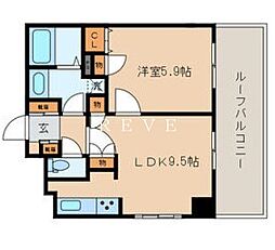 東京メトロ南北線 東大前駅 徒歩3分の賃貸マンション 2階1LDKの間取り