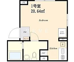 JR総武線 秋葉原駅 徒歩12分の賃貸マンション 2階ワンルームの間取り