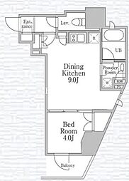 東京メトロ丸ノ内線 御茶ノ水駅 徒歩12分の賃貸マンション 5階1LDKの間取り