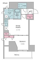 レジディア文京本郷4 1DKの間取図画像