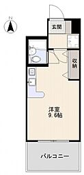 ダイアパレス鶴見町 ワンルームの間取図画像