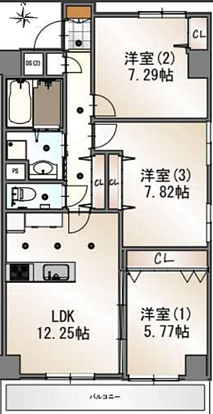 間取りを拡大表示