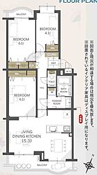 ライブタウン湘南野比7号棟 3LDKの間取図画像