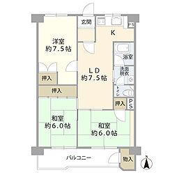 間取図画像 3LDK