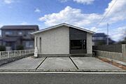 シンプルなデザインの平屋２ＬＤＫ。