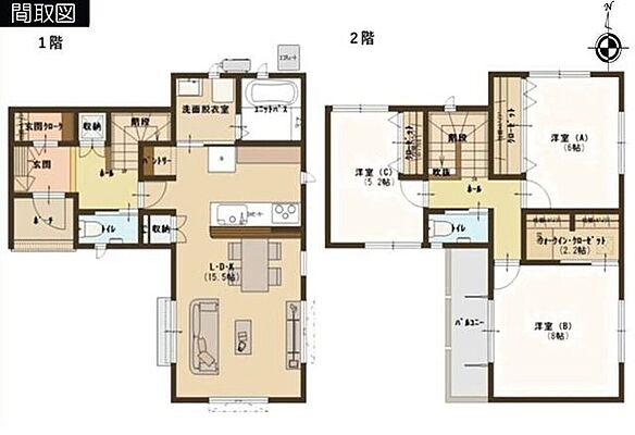 間取り 新築戸建　富士宮市淀平町III　A棟